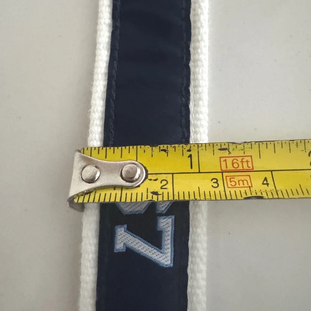 Polo Ralph Lauren Varsity Embroidered D-Ring Belt Kids Navy Blue Preppy 28